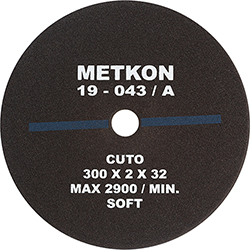 CUTO-S Ø300 mm (1 paket, 10 adet)